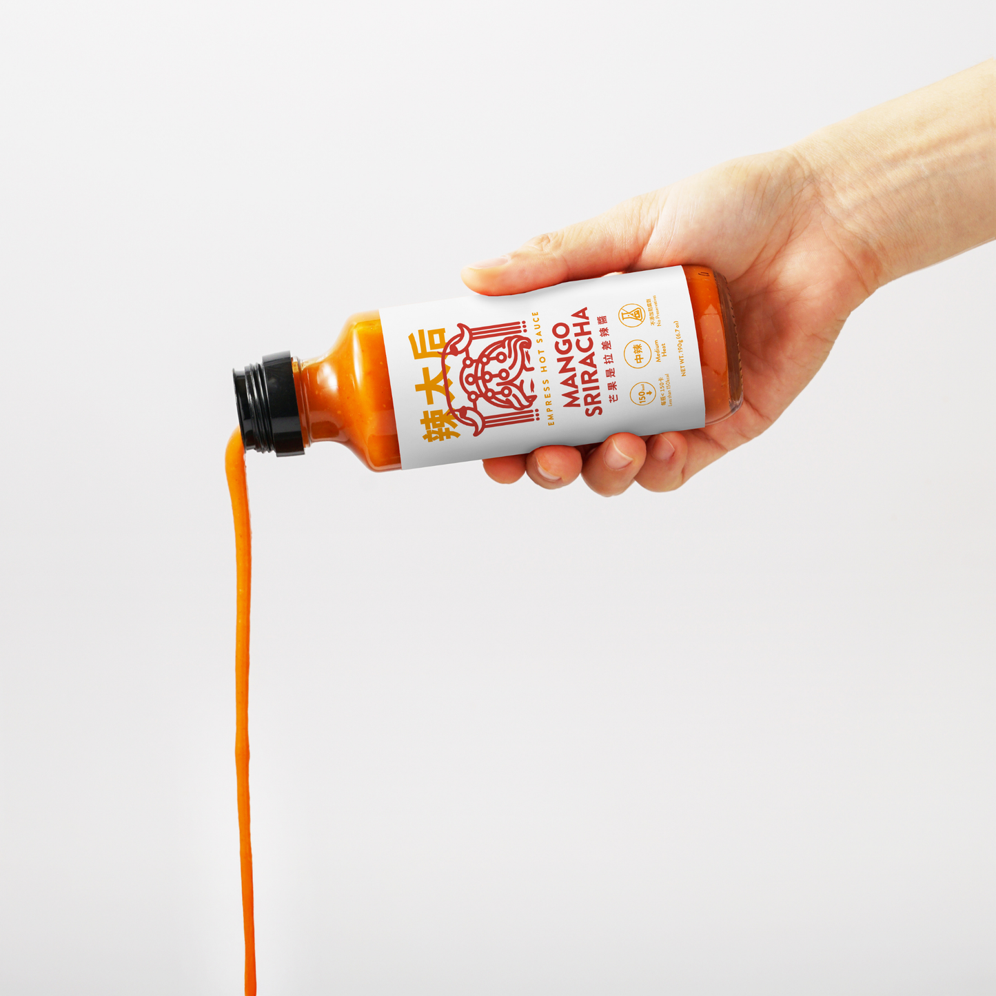 MEDIUM HEAT｜Mango Sriracha Hot Sauce