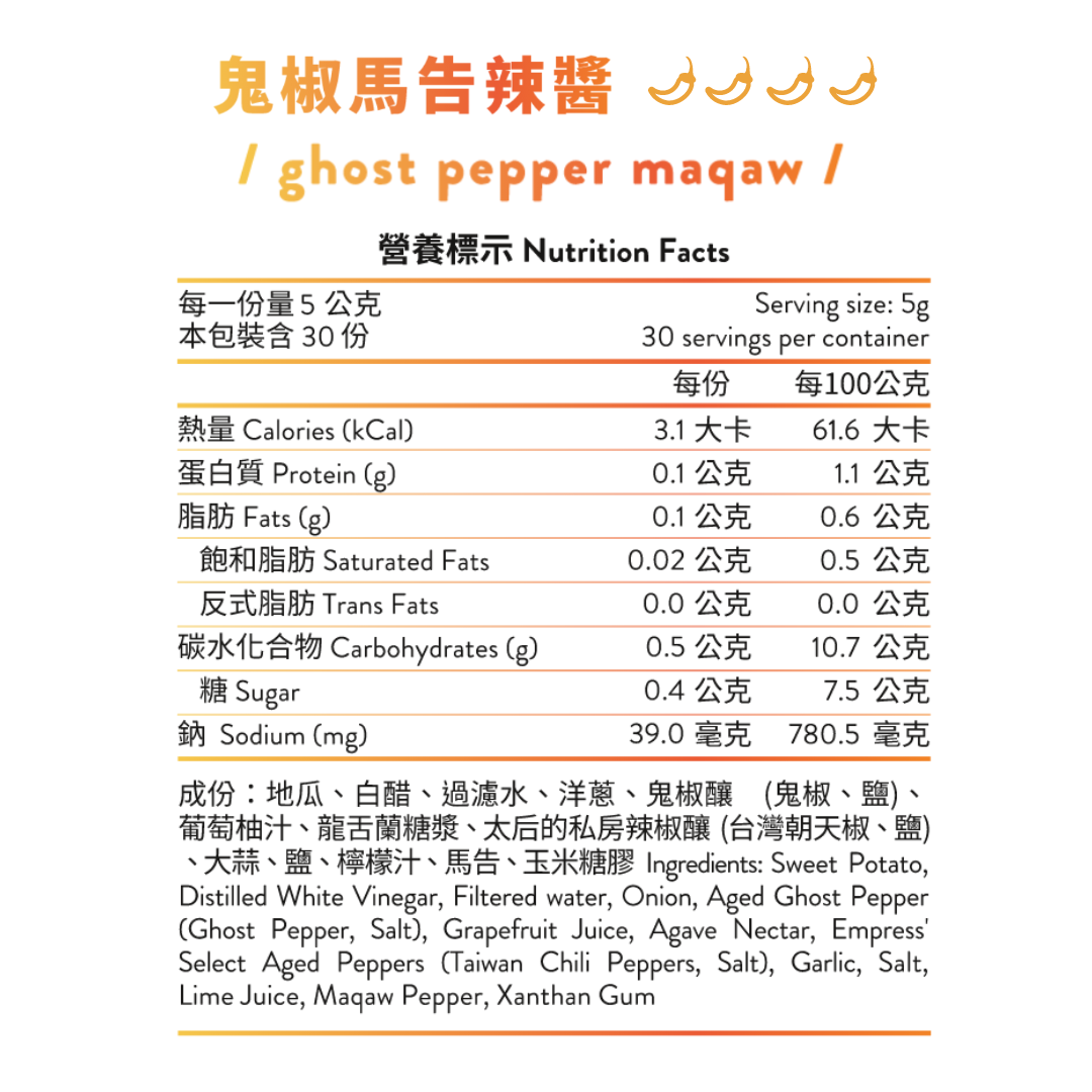 【太后三瓶組】火辣三瓶組 (百香芥末、愛文芒果、鬼椒馬告)