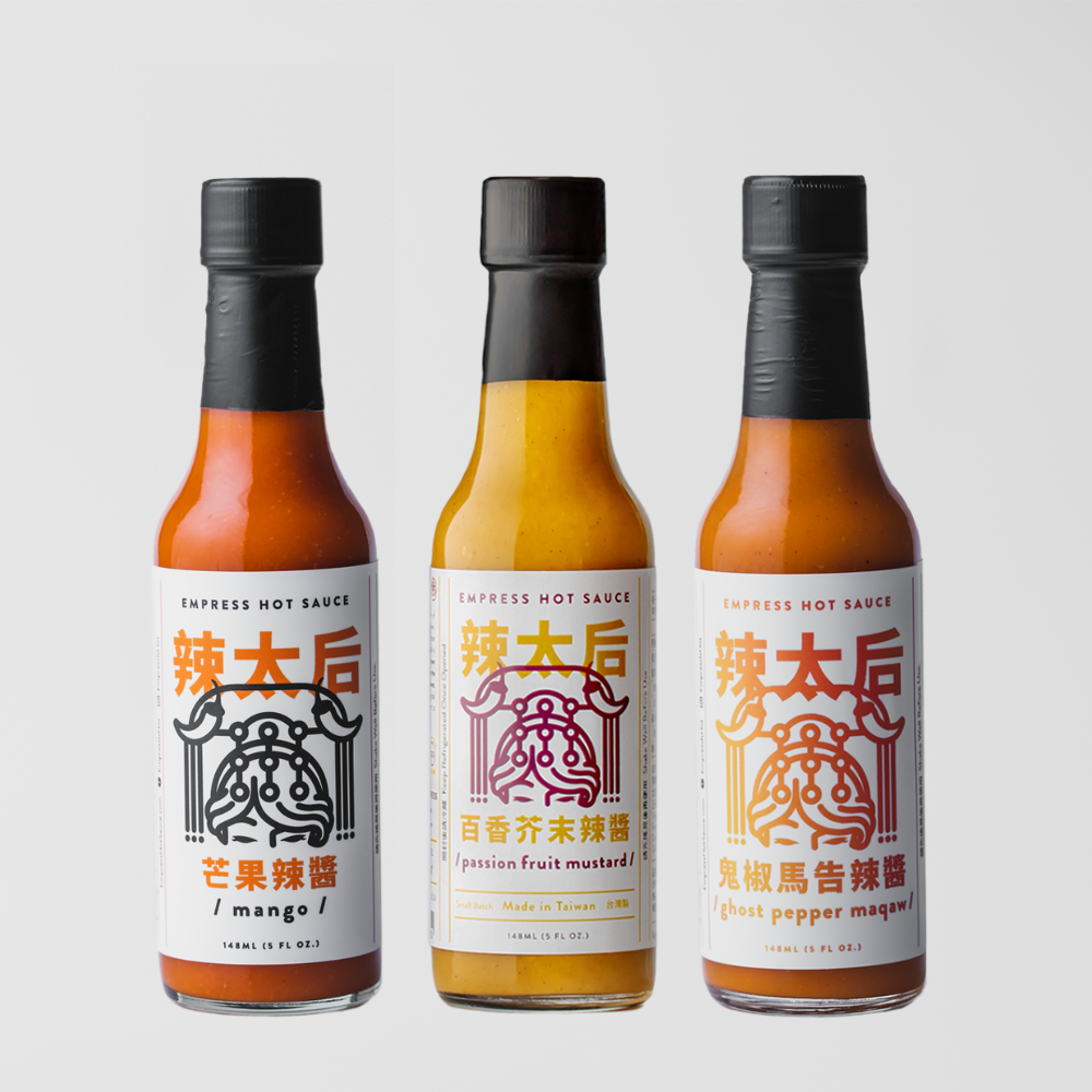 【太后三瓶組】火辣三瓶組 (百香芥末、愛文芒果、鬼椒馬告)